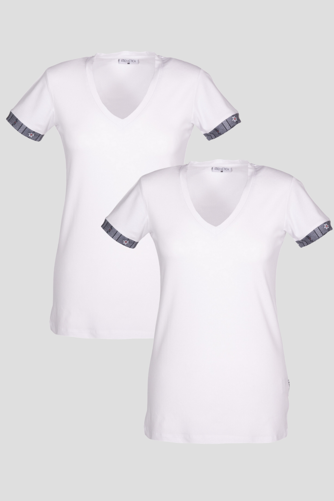 Damen 2er Kombo Edelweiss T-Shirt + Gratis Brille