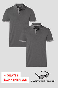 Herren 2er Kombo Edelweiss Polo + Gratis Brille