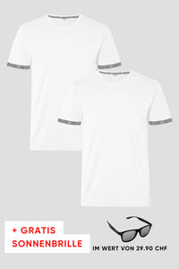 Herren 2er Kombo Edelweiss T-Shirt + Gratis Brille