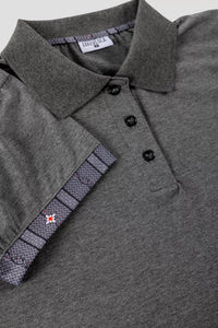 Herren Edelweiss Polo Shirt mit einzigartigem Krageninnenseite- und Armabschluss Design in verschiedenen Farben