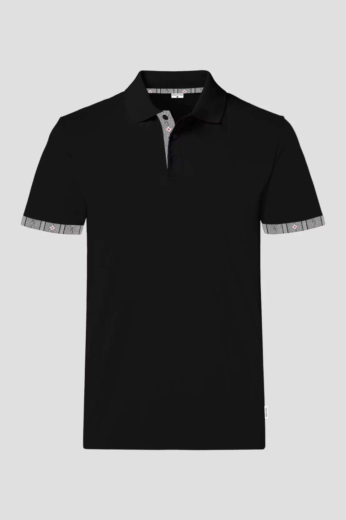 Herren Edelweiss Polo Shirt mit einzigartigem Krageninnenseite- und Armabschluss Design in verschiedenen Farben