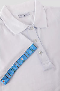 Herren Edelweiss Polo Shirt mit einzigartigem Krageninnenseite- und Armabschluss Design in verschiedenen Farben