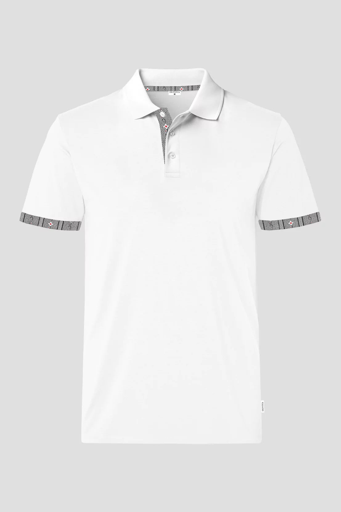 Herren Edelweiss Polo Shirt mit einzigartigem Krageninnenseite- und Armabschluss Design in verschiedenen Farben